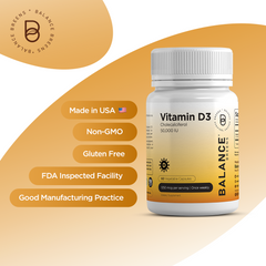 Vitamin D3 50,000 IU (Weekly Once) - 60 Veg Capsules