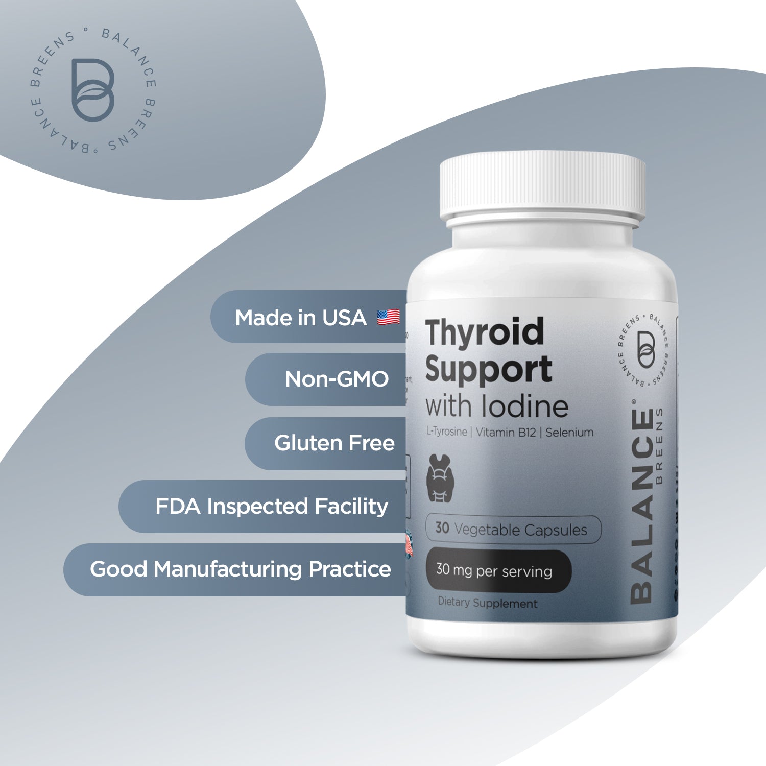 Thyroid Support, 30 Veggie Capsules
