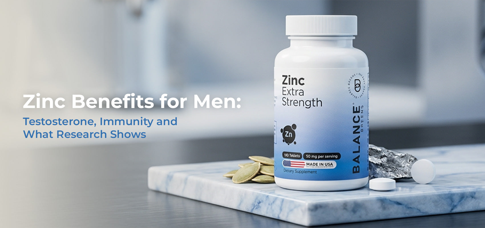 Zinc Benefits for Men: Testosterone, Immunity and What the Research Actually Shows
