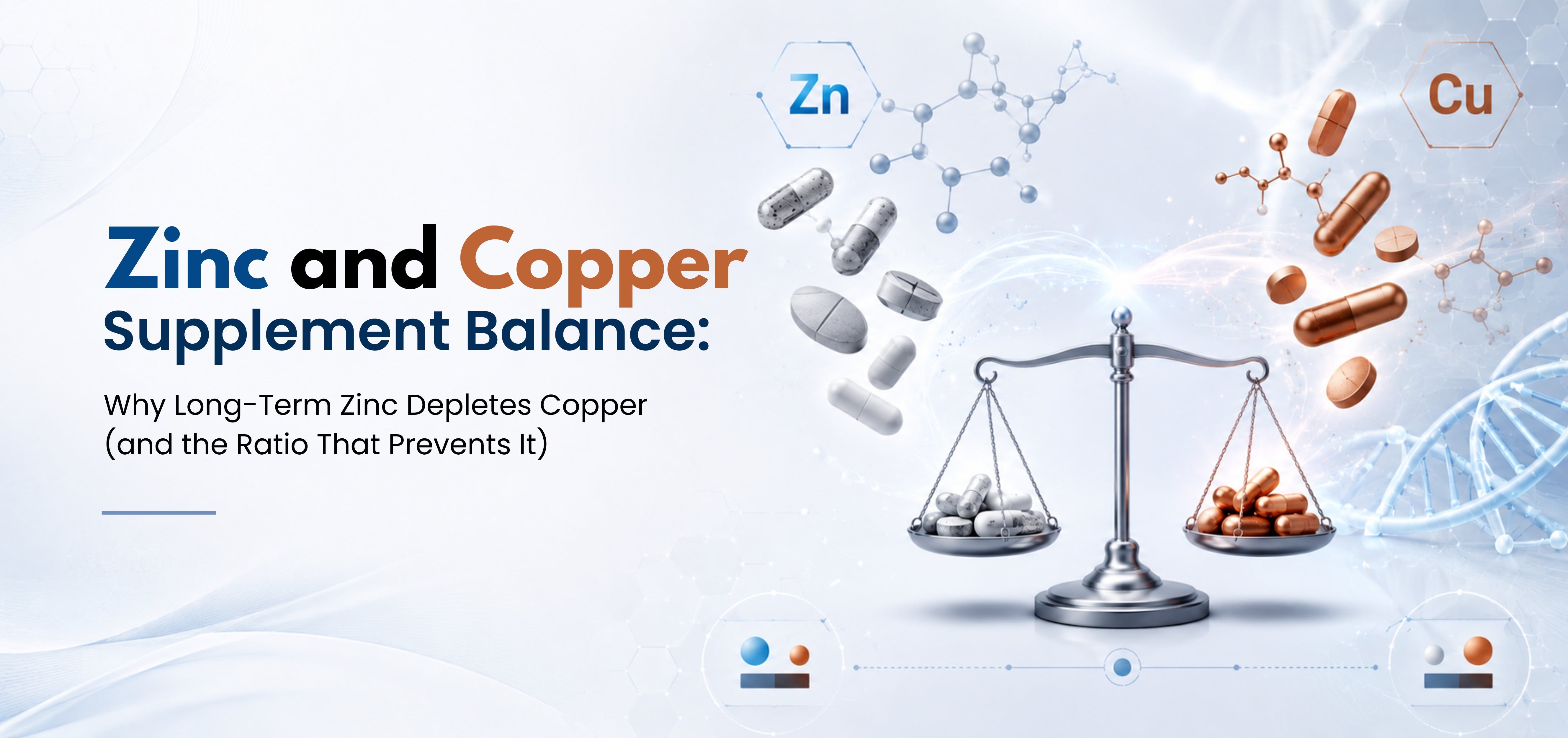Zinc and Copper Supplement Balance: Why Long-Term Zinc Depletes Copper (and the Ratio That Prevents It)