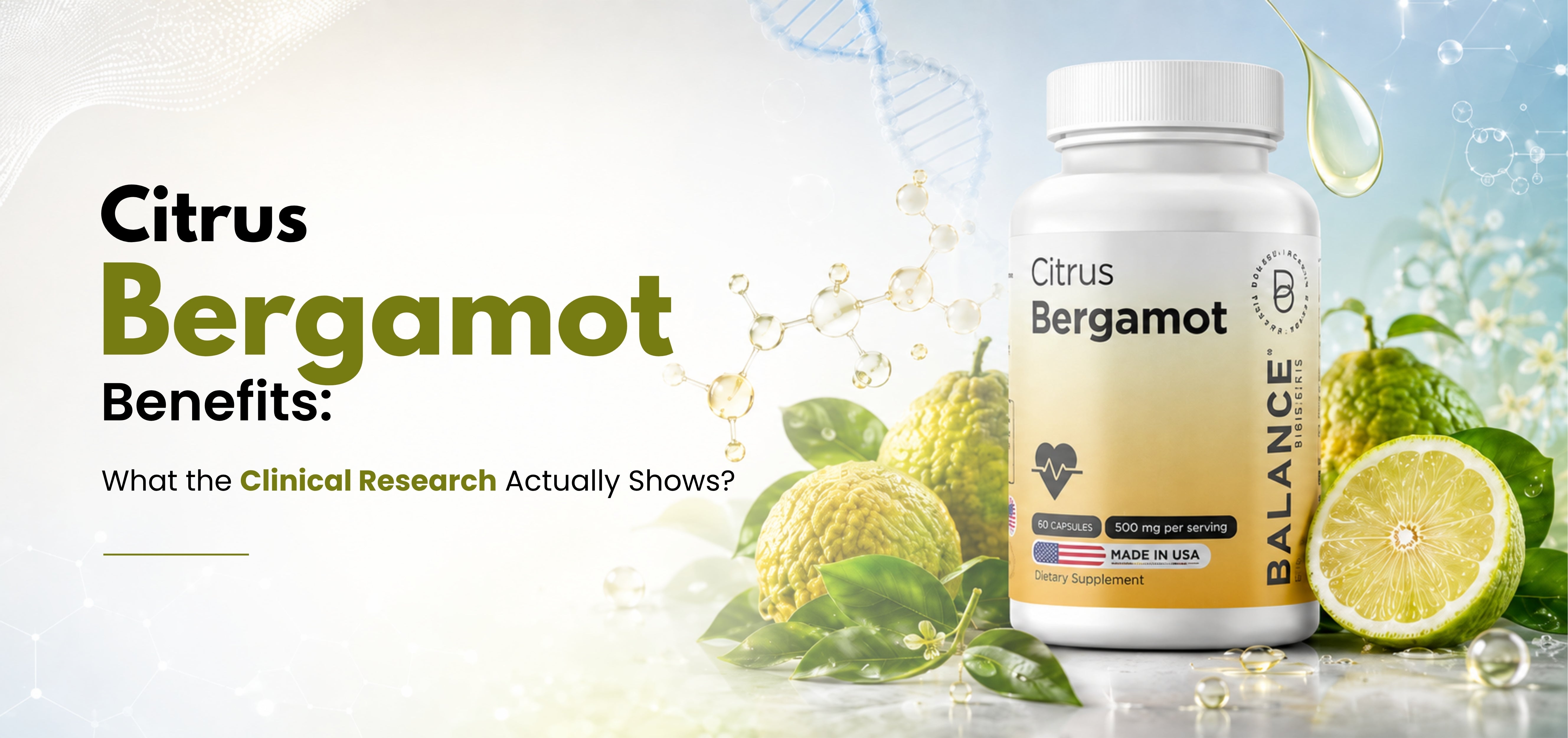 Citrus Bergamot Benefits: What the Clinical Research Actually Shows