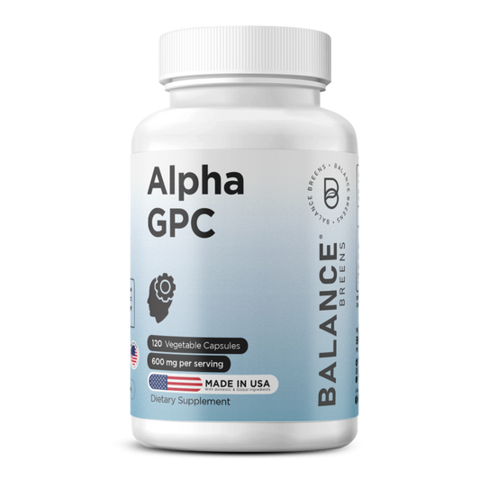 Alpha GPC Choline Supplement 600mg – 120 Vegetable Capsules - Advanced Memory Formula, Nootropics Brain Support Supplement - Non-GMO and Gluten Free Pills