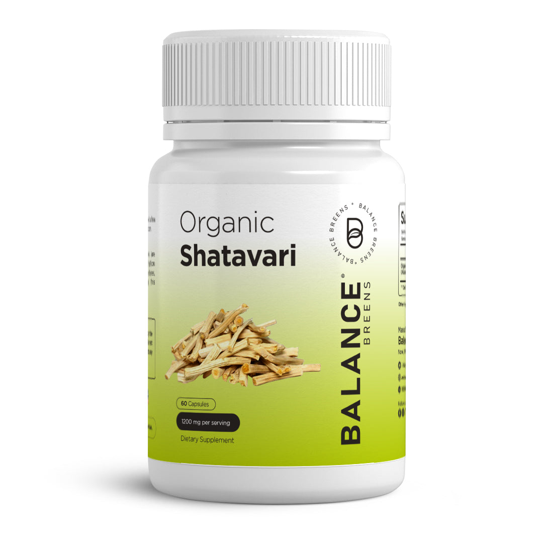 Organic Shatavari Capsules 1200mg - 60 Capsules - Lactation Vitamins for Breastfeeding - Hormonal Balance for Women - Asparagus Racemosus Roots Herb