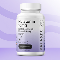 Melatonin 10mg, 100% Drug Free, Fast-Dissolve 120 Tablets - Natural Sleep Aid, Experience Serene, Restful Nights - Find Your Calm, Embrace Relaxation, Supports Sound Sleep and Tranquility