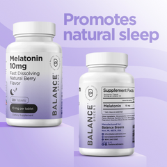 Melatonin 10mg, 100% Drug Free, Fast-Dissolve 120 Tablets - Natural Sleep Aid, Experience Serene, Restful Nights - Find Your Calm, Embrace Relaxation, Supports Sound Sleep and Tranquility