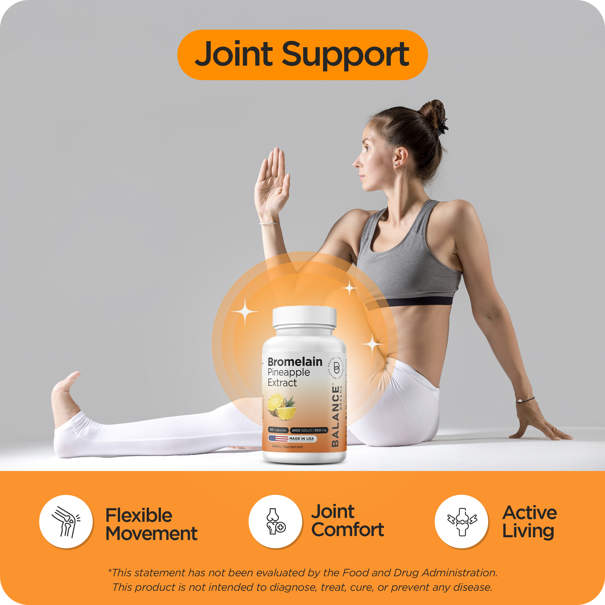 Recovery & Mobility Stack – Creatine + Bromelain