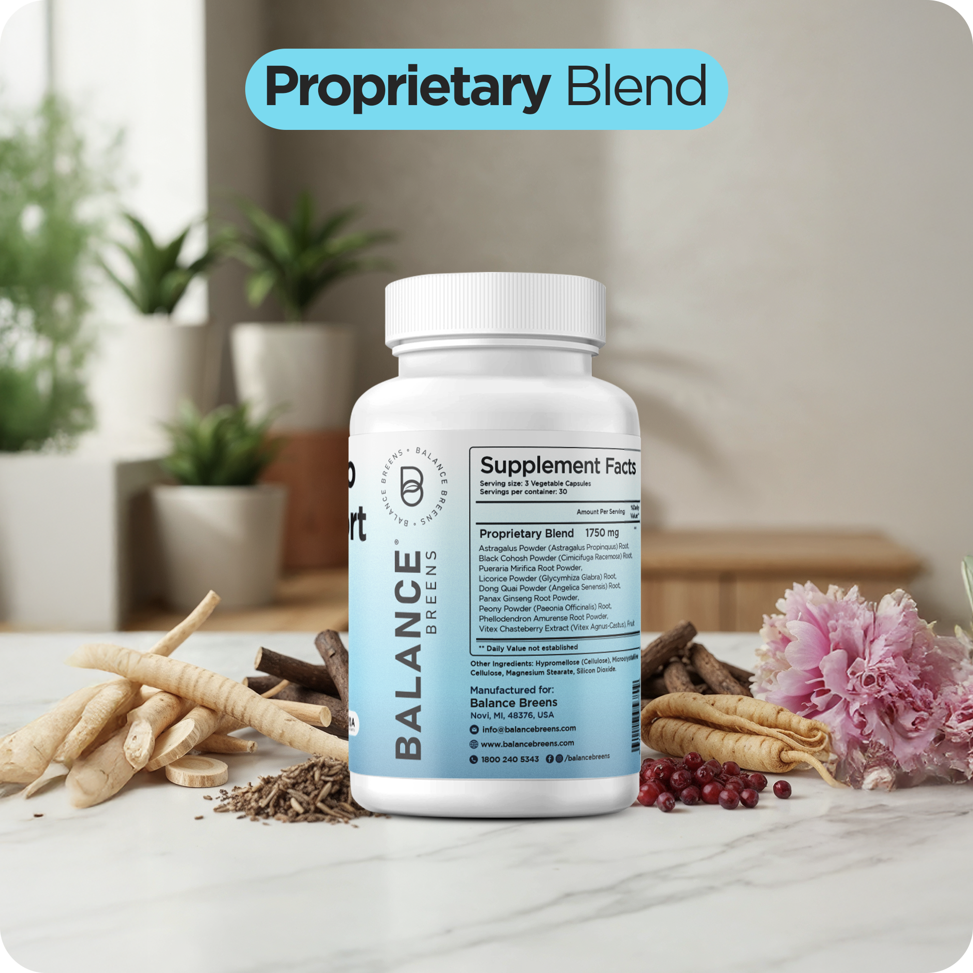 Vertigo Comfort 1750mg, 90 Veggie Capsules