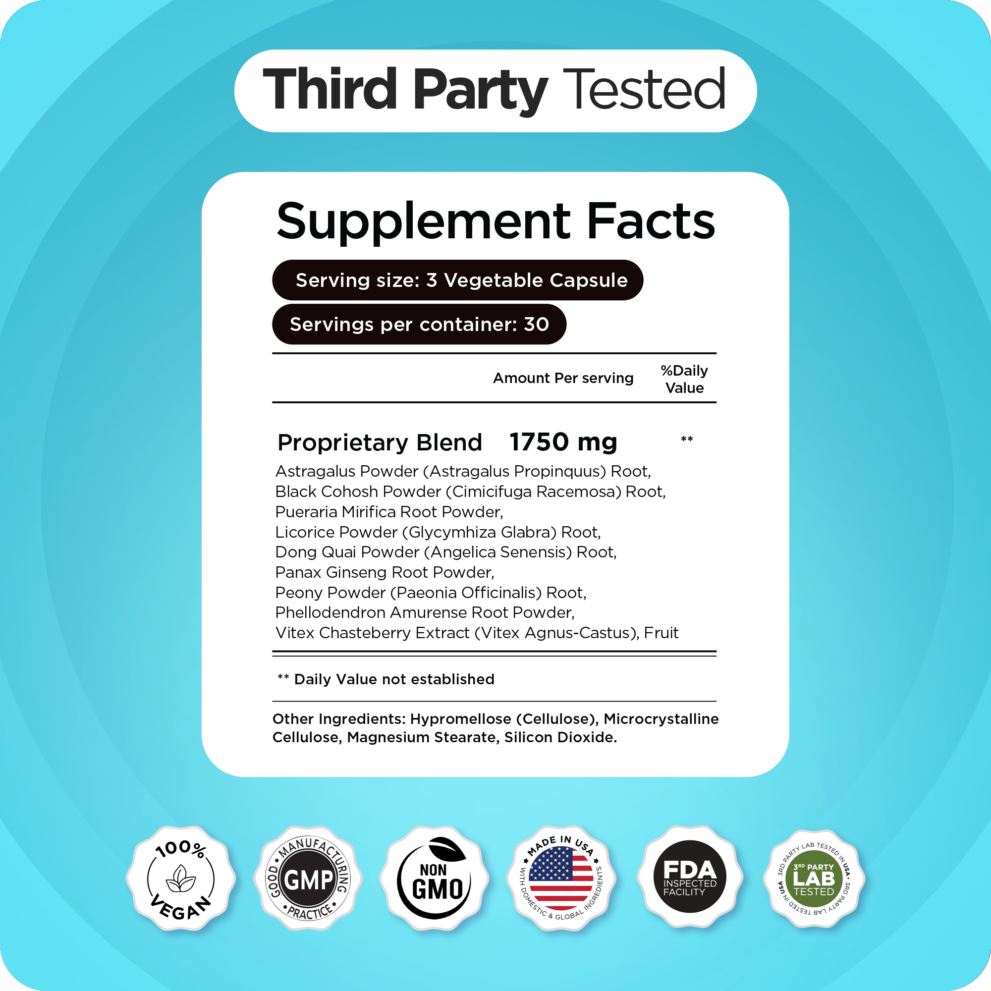 Vertigo Comfort 1750mg, 90 Veggie Capsules