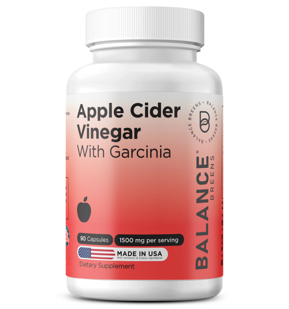 Apple Cider Vinegar with Garcinia, 1500mg per serving, 90 Capsules