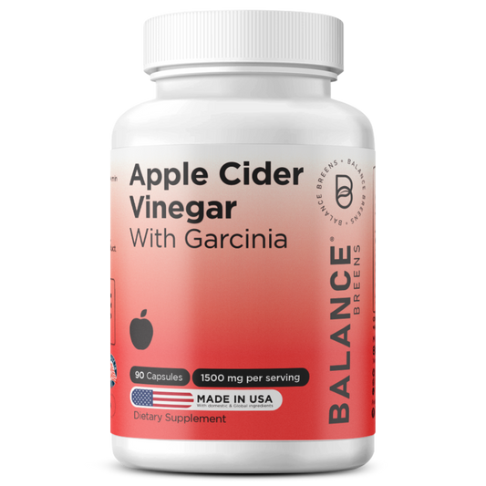 Balance Breens Apple Cider Vinegar with the power of Garcinia, 90 Capsules, 1500 mg per serving