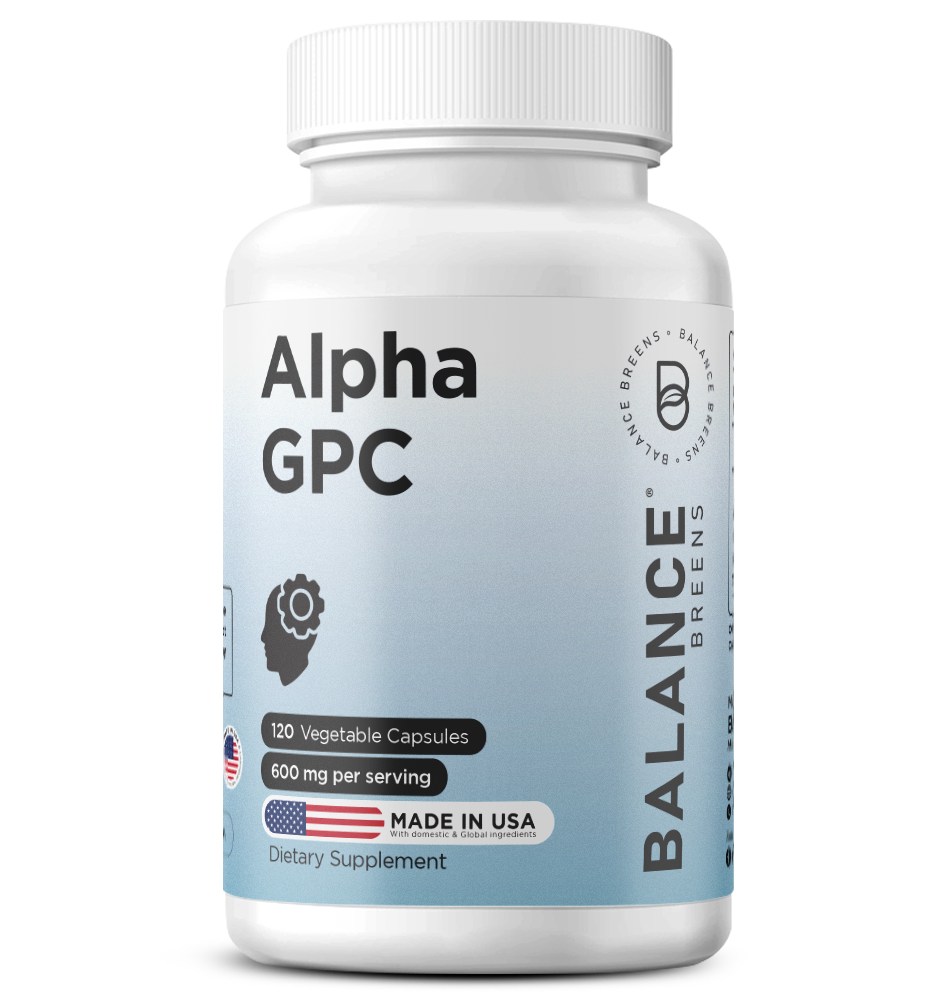Alpha GPC Choline, 600mg per serving, 120 Veggie Capsules