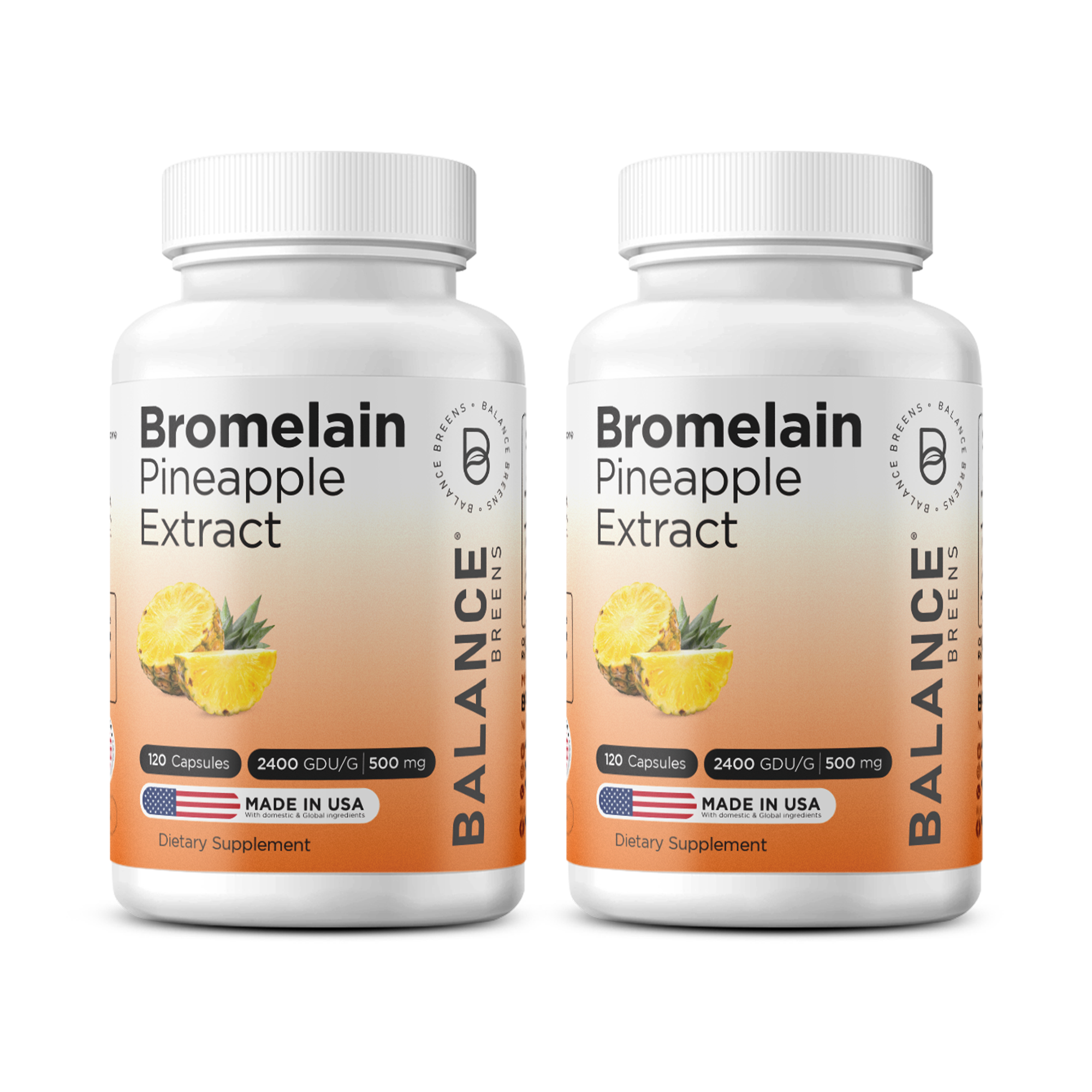 Bromelain 500mg, 120 Capsules