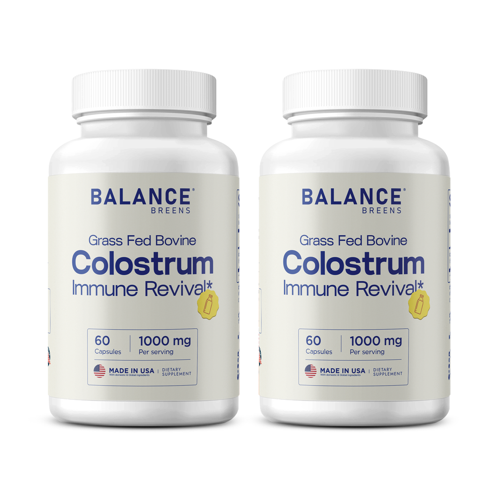 Colostrum Supplement 1000mg, 60 Capsules