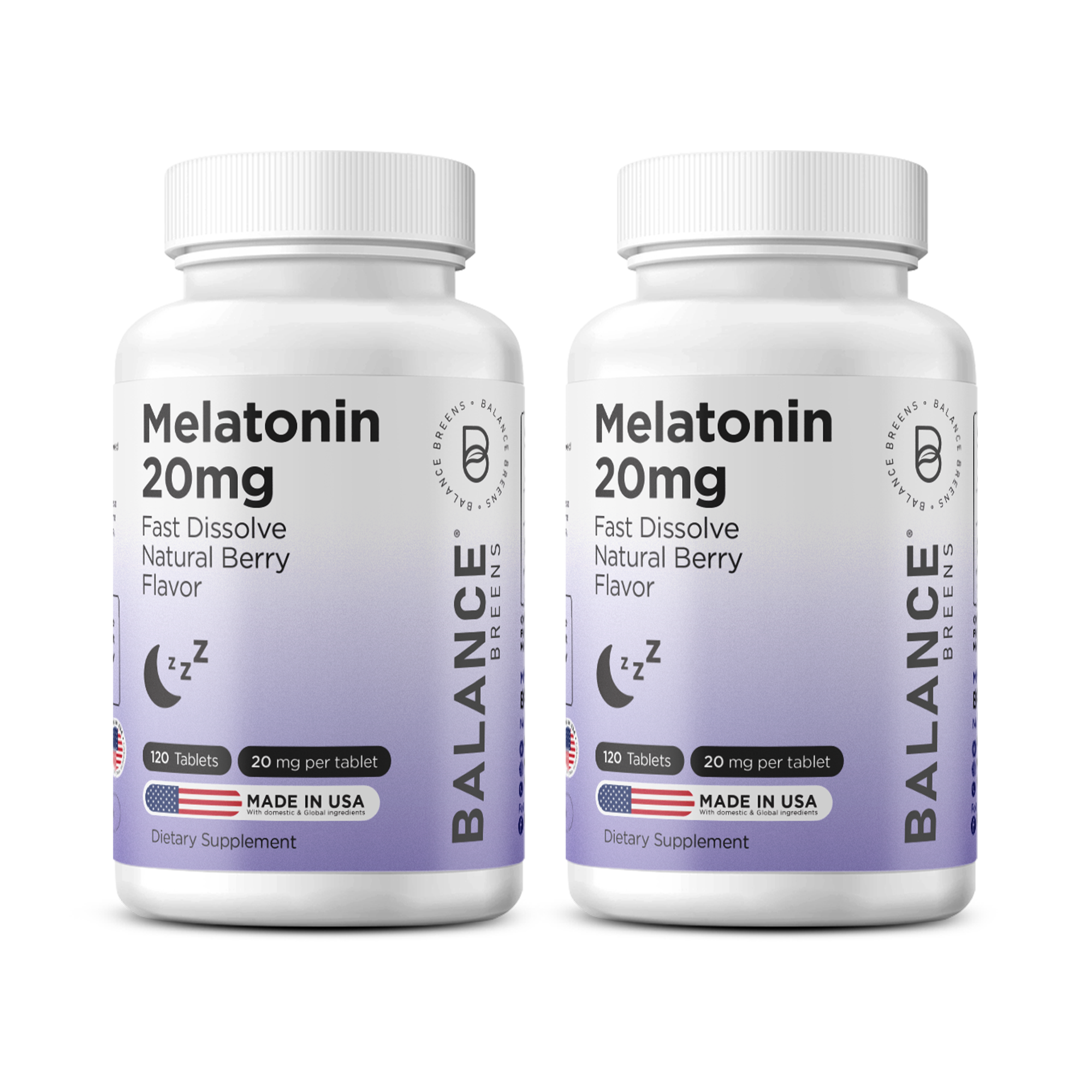 Melatonin 20mg, 120 Fast Dissolve Tablets