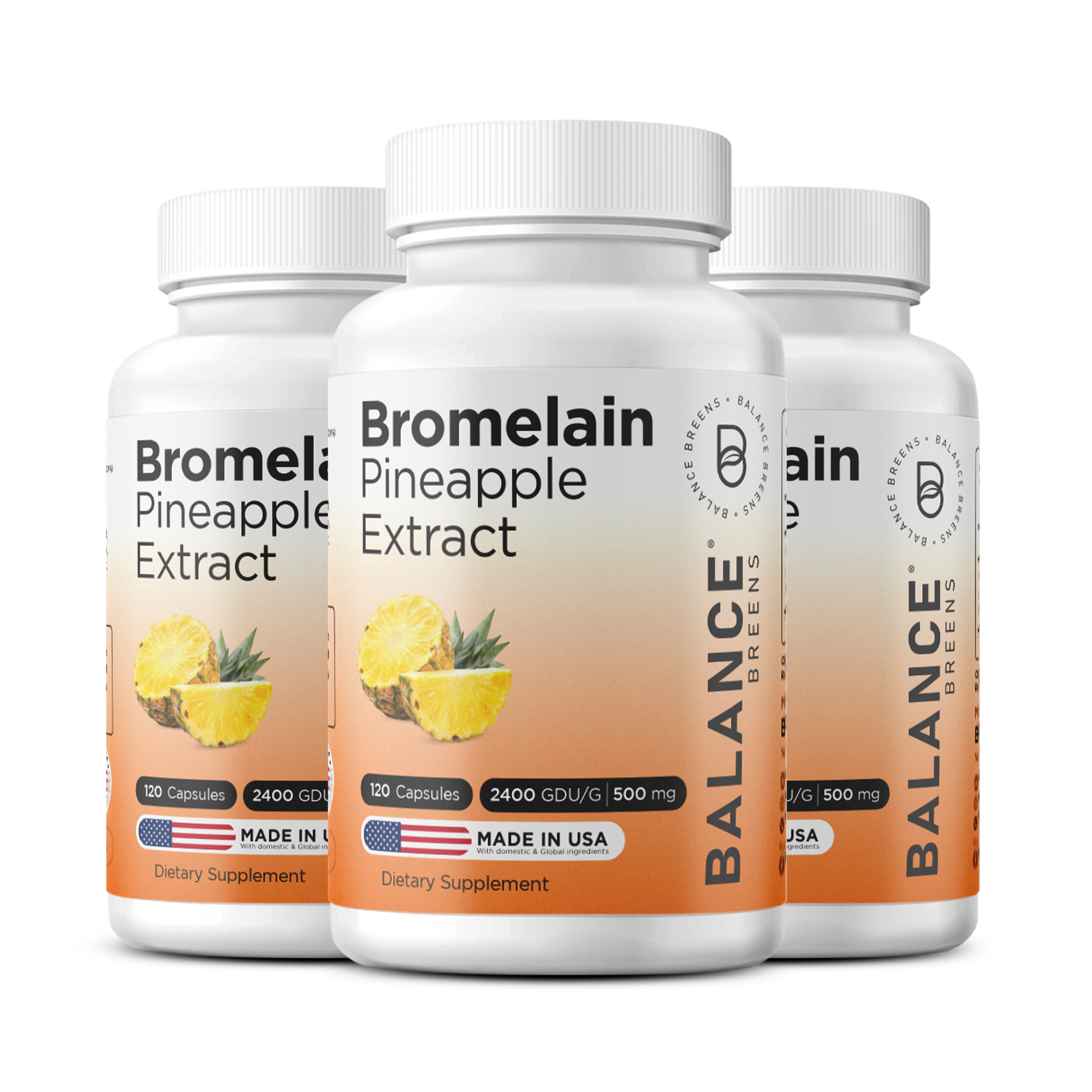 Bromelain 500mg, 120 Capsules
