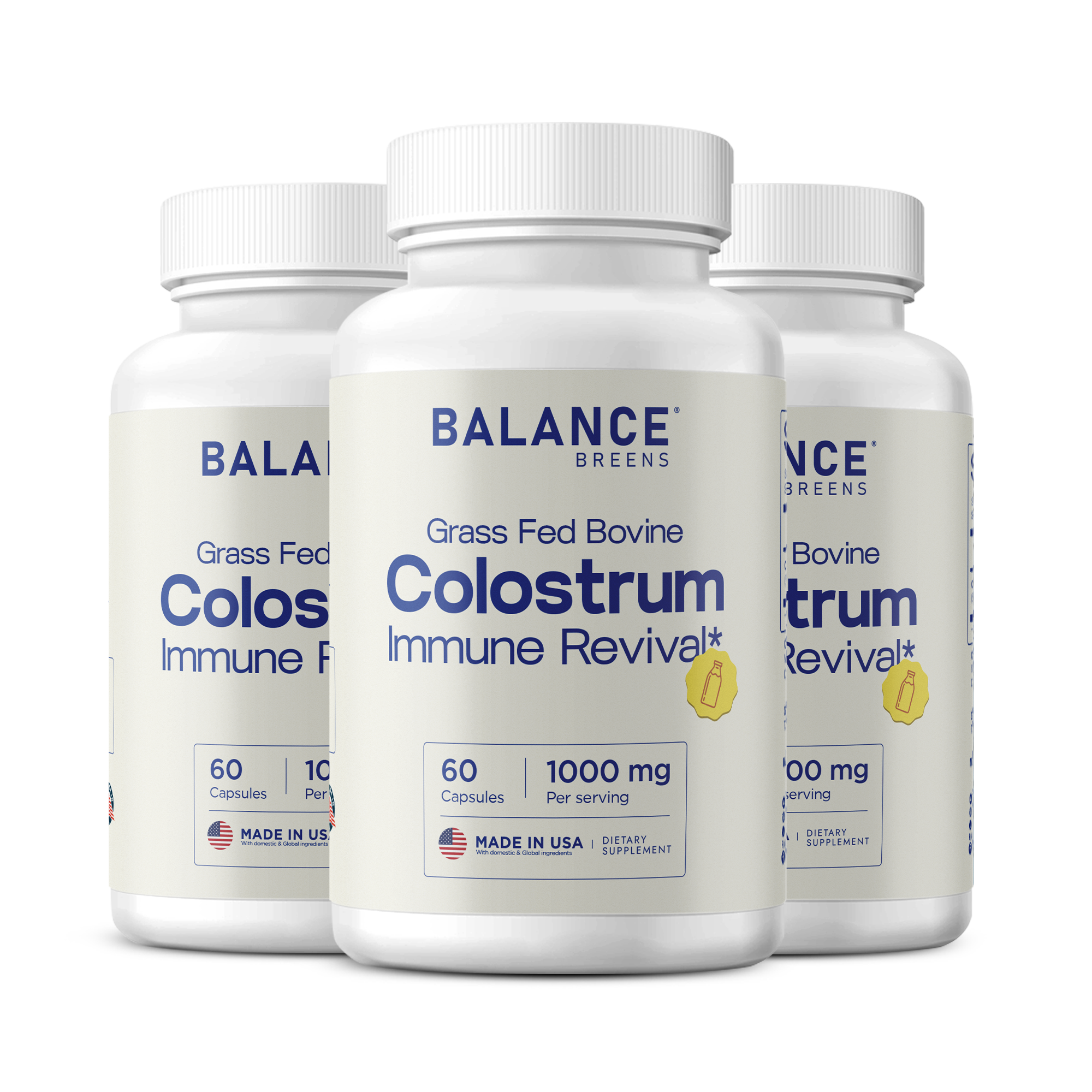 Colostrum Supplement 1000mg, 60 Capsules