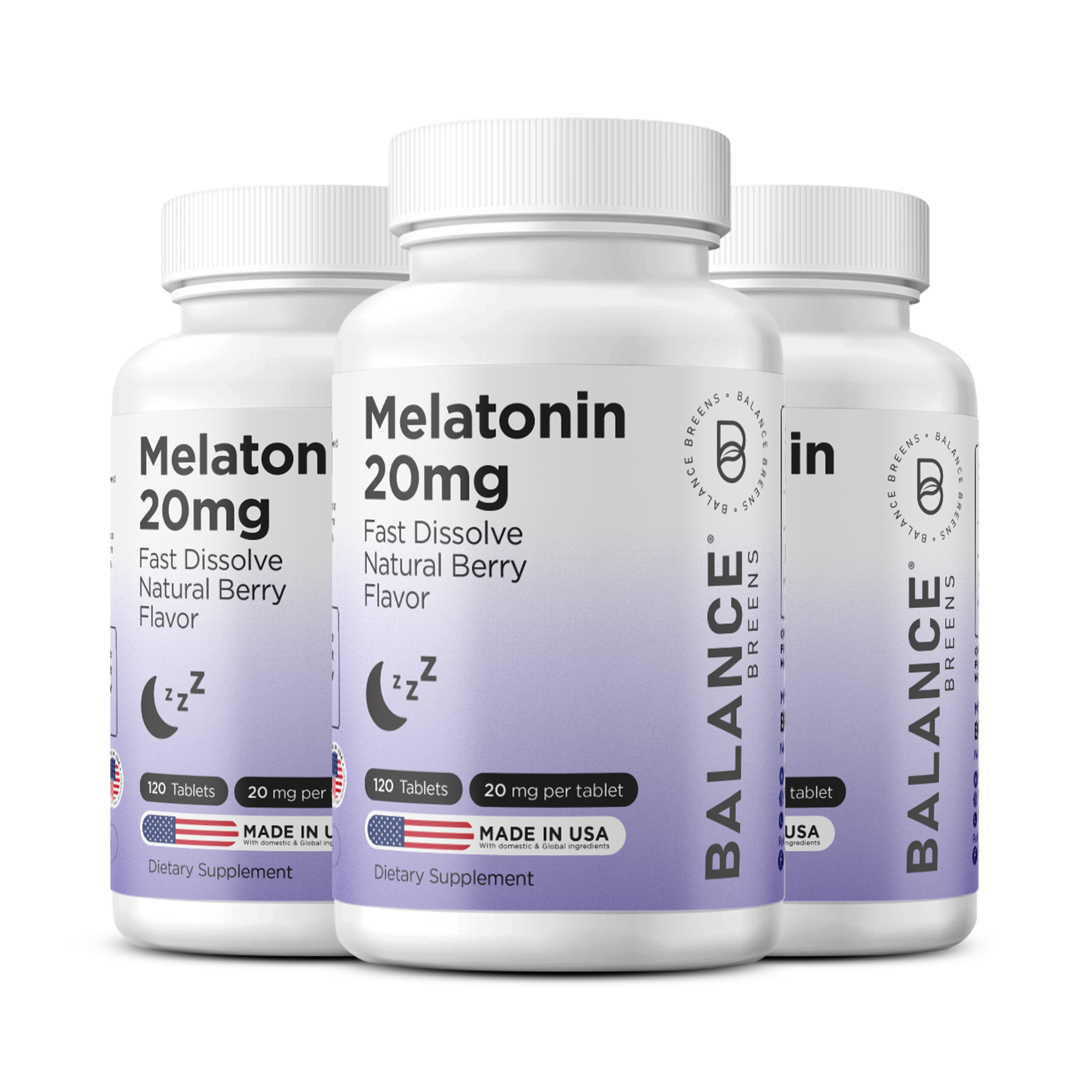Melatonin 20mg, 120 Fast Dissolve Tablets
