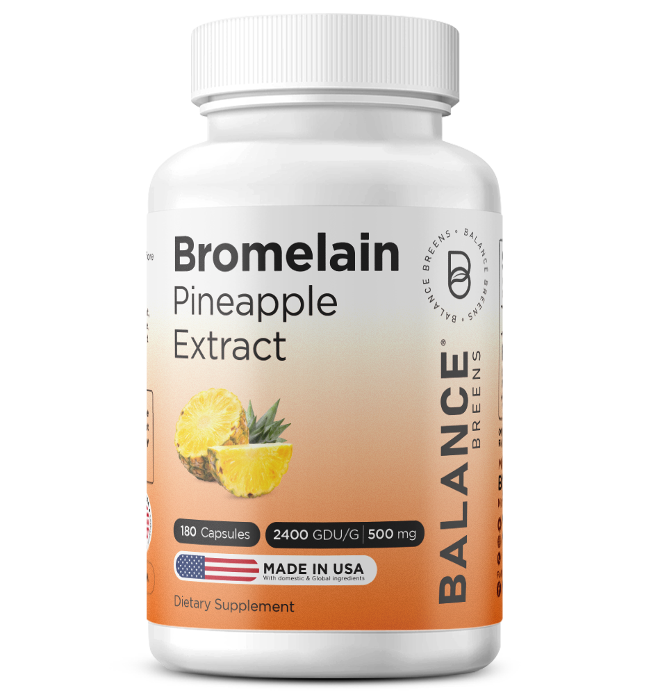 Bromelain 500mg, 180 Capsules