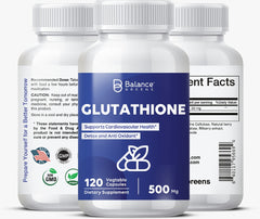 Glutathione Supplement - 500mg - 120 Vegan Capsules