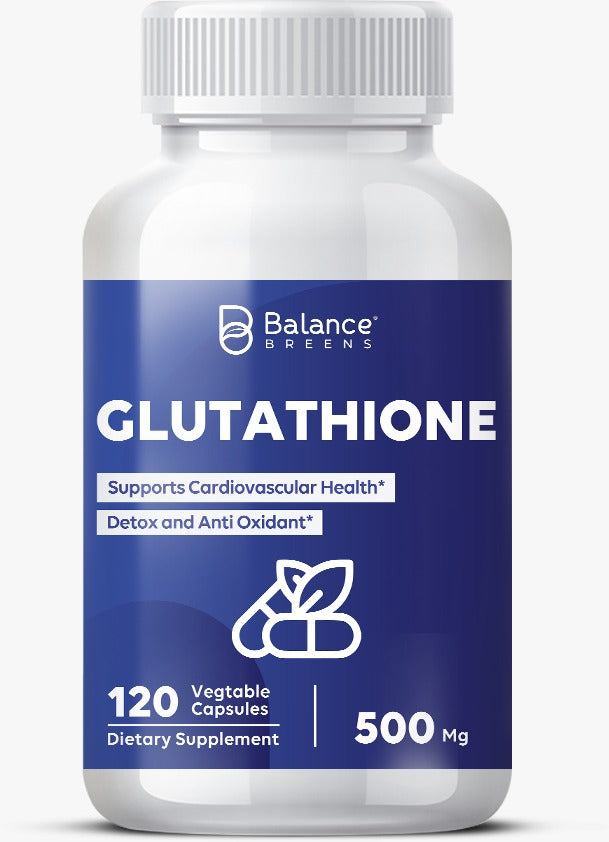 Glutathione Supplement - 500mg - 120 Vegan Capsules