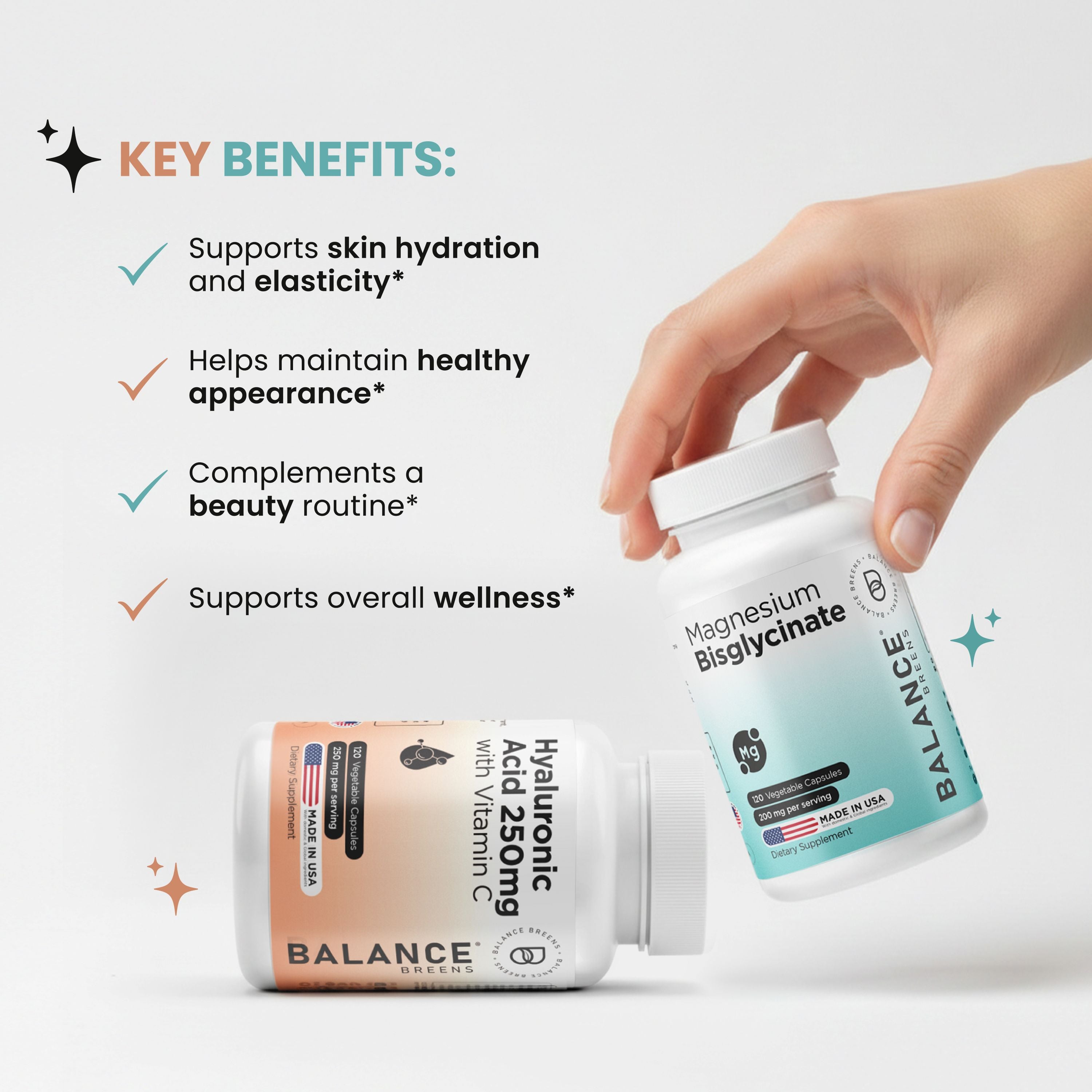 Radiant Glow Complex – Hyaluronic Acid + Magnesium