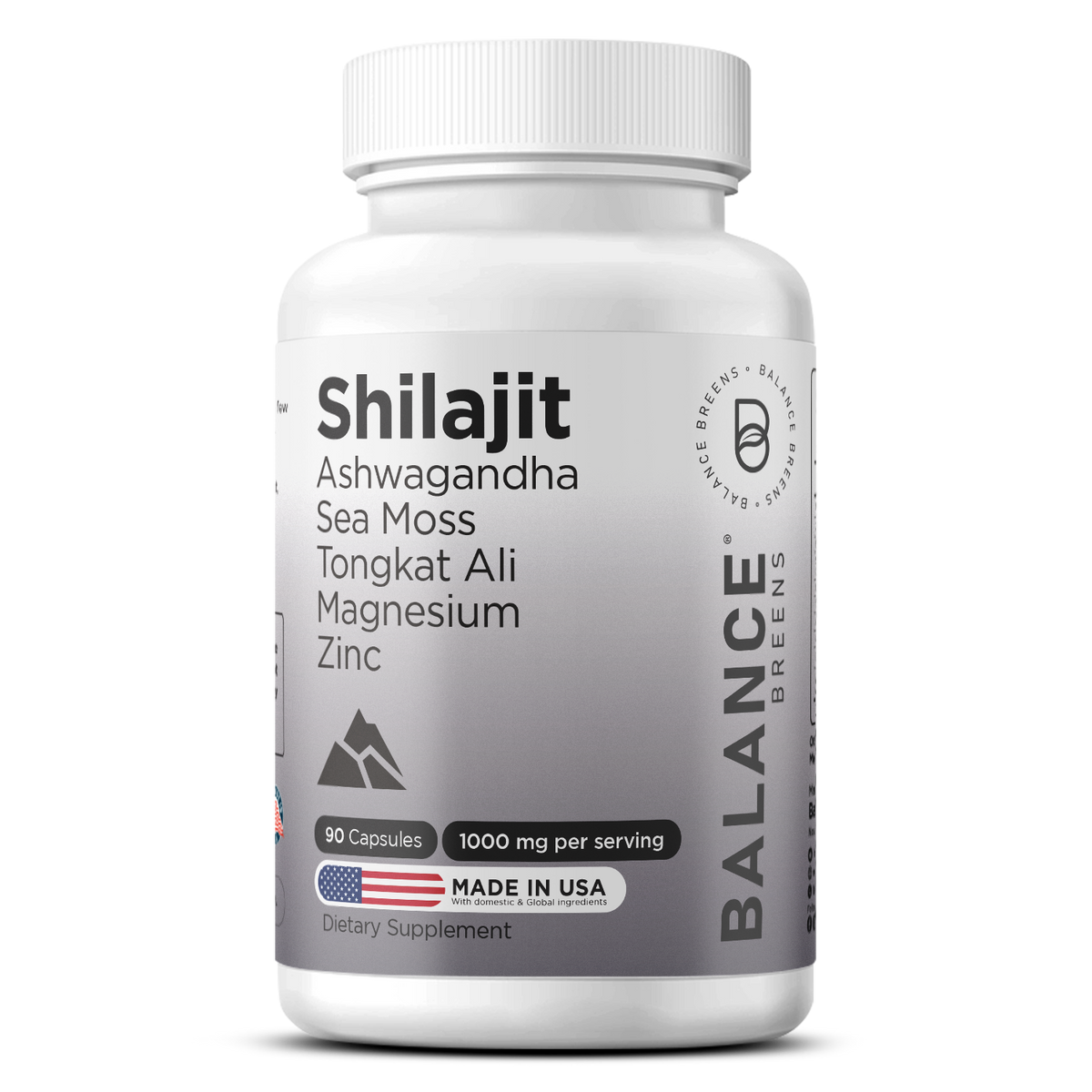 Pure Himalayan Shilajit Capsules, 10:1 Extract, Extra Strength 10000mg, 90 Capsules - 85+ Minerals - Energy, Stamina, Brain Support - Shilajit Supplement for Men and Women