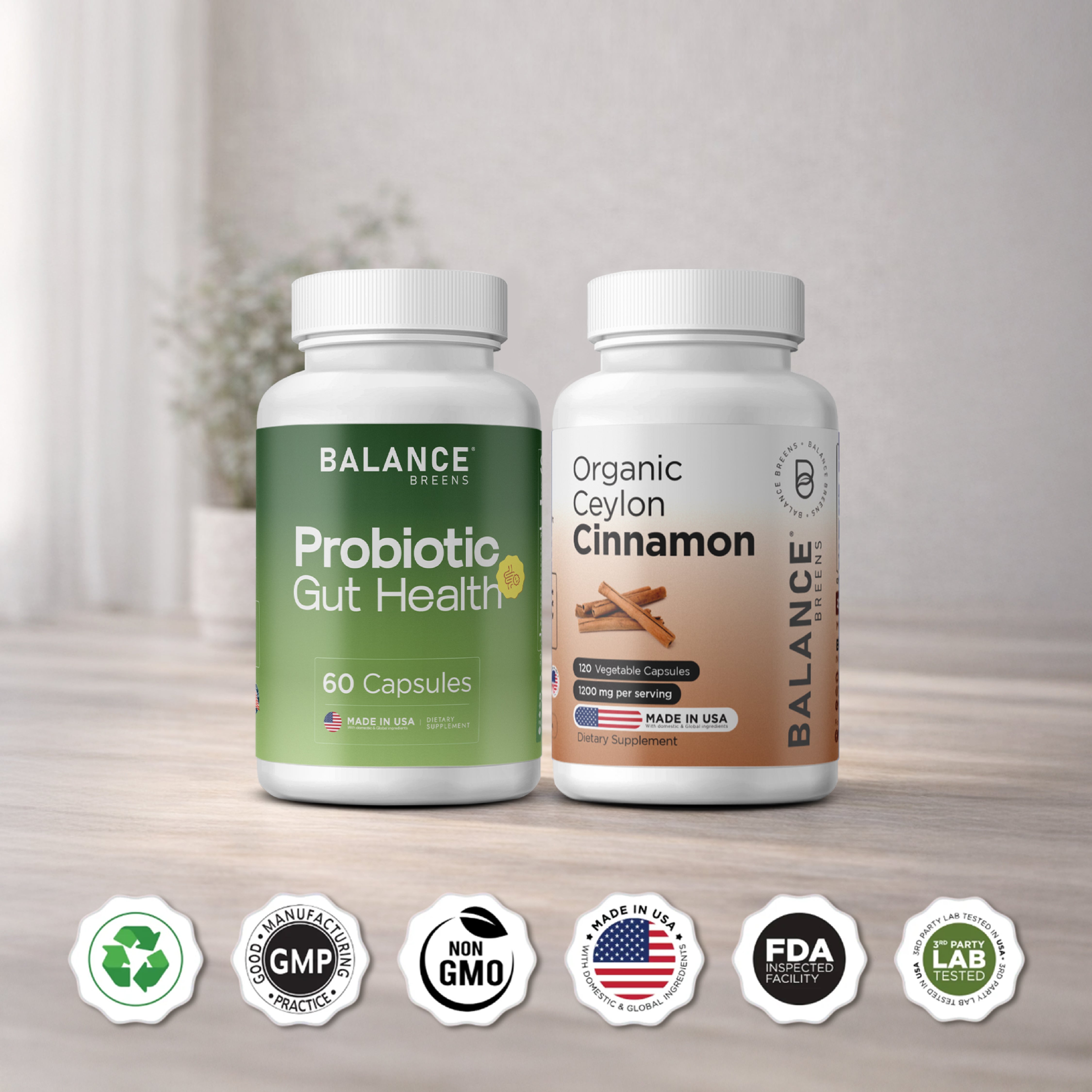 Metabolism & Gut Balance Duo - Probiotic + Cinnamon
