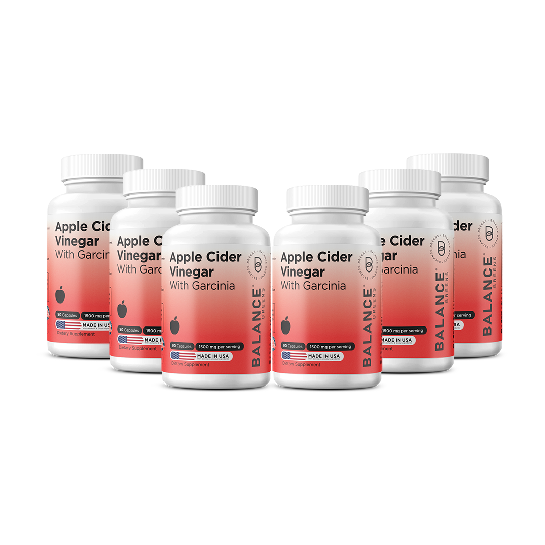 Apple Cider Vinegar with Garcinia, 1500mg per serving, 90 Capsules