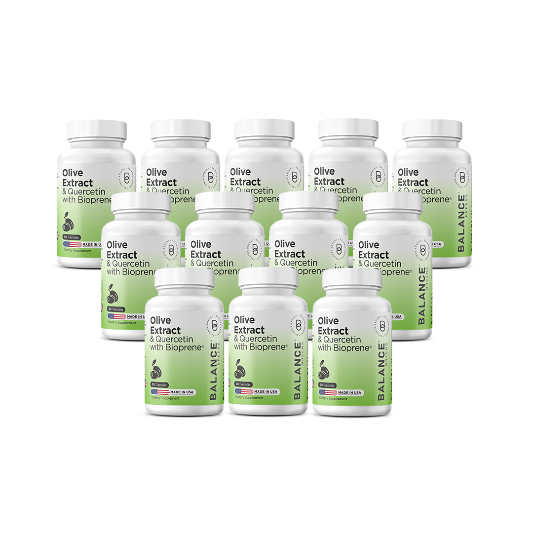 Olive Extract & Quercetin with Bioperine ©, 60 Capsules