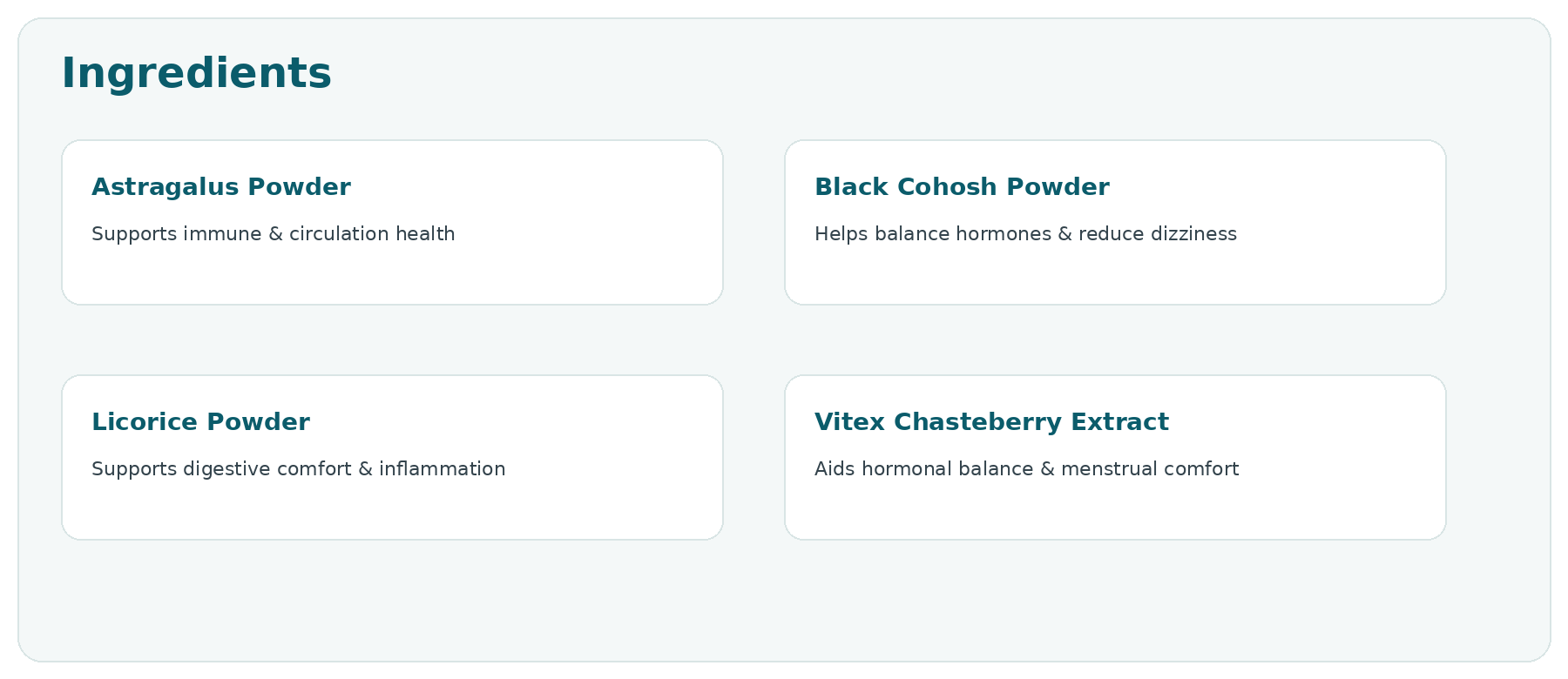 Ingredients