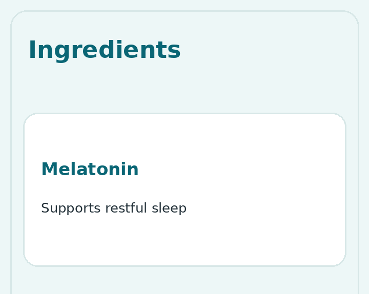 Ingredients